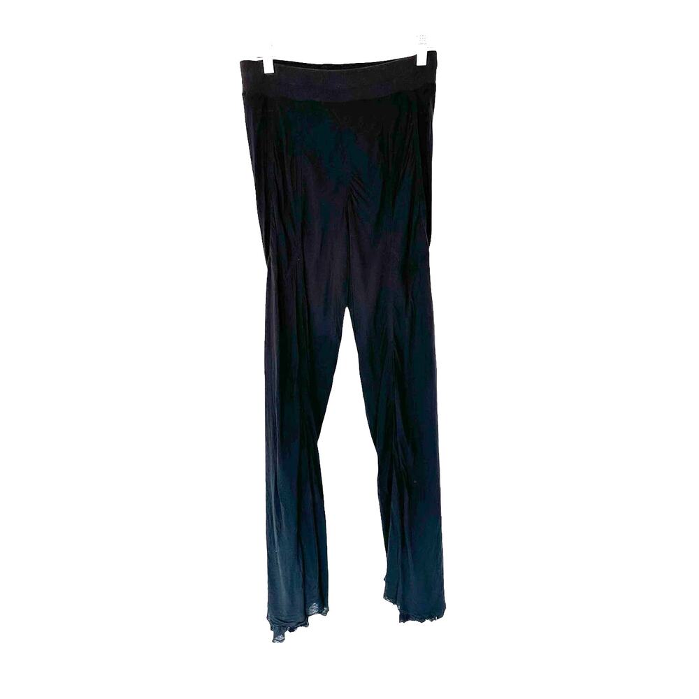 Intimately Free‎ People Black Relaxed Pull On Beachy Straight Leg Pants Size XS